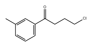 1-Butanone, 4-chloro-1-(3-methylphenyl)- 结构式