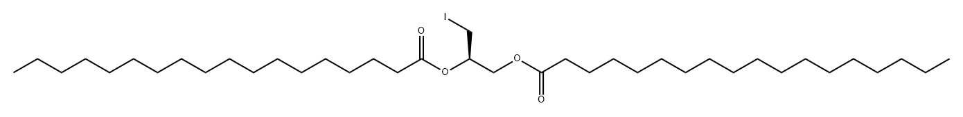 Octadecanoic acid, 1,1'-[(1R)-1-(iodomethyl)-1,2-ethanediyl] ester 结构式