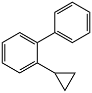 2-Cyclopropylbiphenyl 结构式