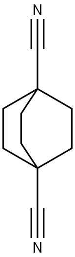 Bicyclo[2.2.2]octane-1,4-dicarbonitrile 结构式