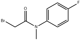 Acetamide, 2-bromo-N-(4-fluorophenyl)-N-methyl- 结构式