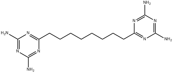 1,3,5-Triazine-2,4-diamine, 6,6'-(1,8-octanediyl)bis- 结构式