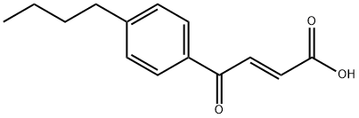 (2E)-4-(4-Butylphenyl)-4-oxo-2-butenoic acid 结构式