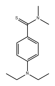 4-(二乙氨基)- N,N-二甲基-苯硫酰胺 结构式