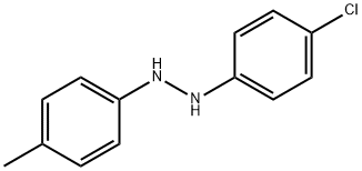 Hydrazine, 1-(4-chlorophenyl)-2-(4-methylphenyl)- 结构式