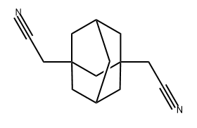 Tricyclo[3.3.1.13,7]decane-1,3-diacetonitrile 结构式