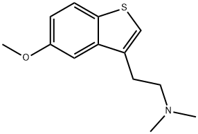 Benzo[b]thiophene-3-ethanamine, 5-methoxy-N,N-dimethyl- 结构式