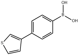 Boronic acid, B-[4-(3-thienyl)phenyl]- 结构式