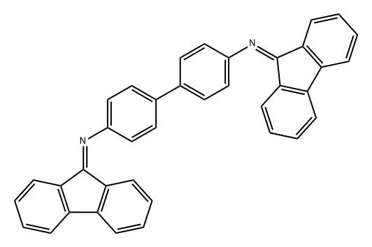 N,N'-([1,1'-BIPHENYL]-4,4'-DIYL)BIS(9H-FLUOREN-9-IMINE) 结构式