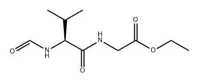 Glycine, N-formyl-L-valyl-, ethyl ester (9CI) 结构式