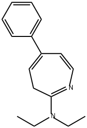 3H-Azepin-2-amine, N,N-diethyl-5-phenyl- 结构式