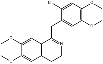 6'-bromodihydropapaverine 结构式