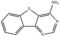 amino-4 benzothieno<3,2-d>pyrimidine 结构式