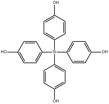 PHENOL, 4,4',4'',4'''-SILANETETRAYLTETRAKIS- 结构式