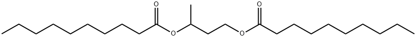 Decanoic acid, 1,1'-(1-methyl-1,3-propanediyl) ester 结构式