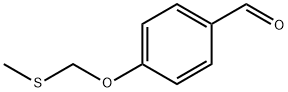 Benzaldehyde, 4-[(methylthio)methoxy]- 结构式