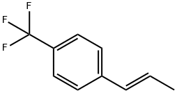 Benzene, 1-(1E)-1-propen-1-yl-4-(trifluoromethyl)- 结构式