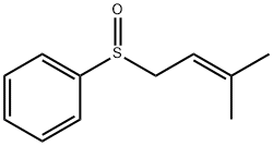 Benzene, [(3-methyl-2-buten-1-yl)sulfinyl]- 结构式