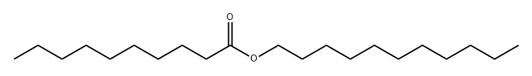 Capric acid undecyl ester 结构式