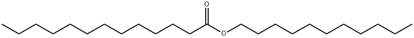 Tridecanoic acid undecyl ester 结构式
