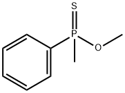 Phosphinothioic acid, P-methyl-P-phenyl-, O-methyl ester 结构式