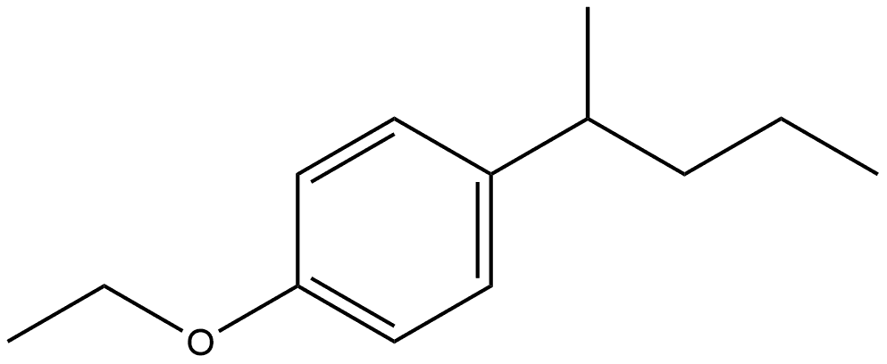 1-Ethoxy-4-(1-methylbutyl)benzene 结构式
