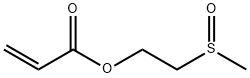 2-Propenoic acid, 2-(methylsulfinyl)ethyl ester 结构式