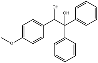 1,2-Ethanediol, 2-(4-methoxyphenyl)-1,1-diphenyl- 结构式