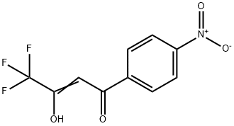 4,4,4-trifluoro-1-(4-nitrophenyl)-1,3-butanedione 结构式