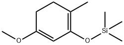 1,3-Cyclohexadiene, 4-methoxy-1-methyl-2-[(trimethylsilyl)oxy]- 结构式