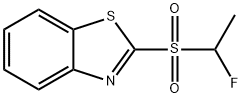 Benzothiazole, 2-[(1-fluoroethyl)sulfonyl]- 结构式