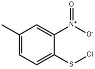 Benzenesulfenyl chloride, 4-methyl-2-nitro- 结构式