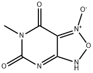 [1,2,5]Oxadiazolo[3,4-d]pyrimidine-5,7(3H,6H)-dione, 6-methyl-, 1-oxide 结构式