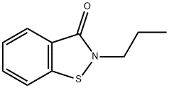 2-丙基-1,2-苯并异噻唑啉-3-酮 结构式