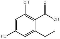 2,4-二羟基-6-乙基-苯甲酸 结构式