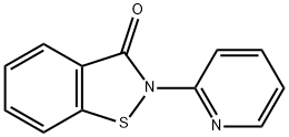 2-(2-吡啶基)苯并[D]异噻唑-3(2H)-酮 结构式