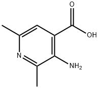 4-Pyridinecarboxylic acid, 3-amino-2,6-dimethyl- 结构式