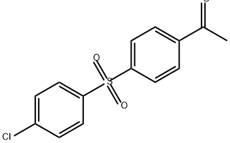 Ethanone, 1-[4-[(4-chlorophenyl)sulfonyl]phenyl]- 结构式