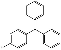 Benzene, 1-(diphenylmethyl)-4-fluoro- 结构式