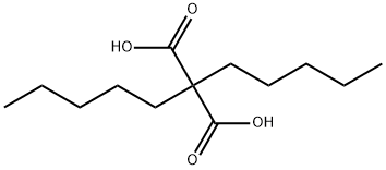 Propanedioic acid, 2,2-dipentyl- 结构式