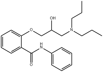 2-[3-(二丙基氨基)-2-羟基丙氧基]-N-苯基苯甲酰胺 结构式