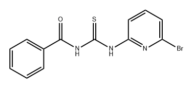 Benzamide, N-[[(6-bromo-2-pyridinyl)amino]thioxomethyl]- 结构式