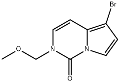 5-broMo-2-(MethoxyMethyl)pyrrolo[1,2-f]pyriMidin-1(2H)-one 结构式