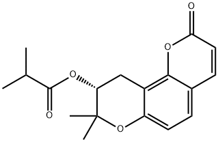 (R)-O-isobutyroyllomatin 结构式