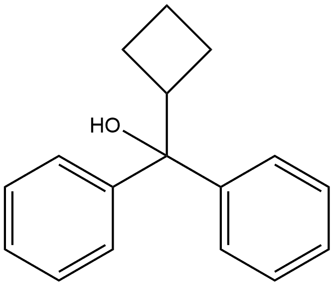 Benzenemethanol, α-cyclobutyl-α-phenyl- 结构式