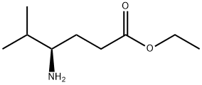 (R)-4-氨基-5-甲基己酸乙酯 结构式