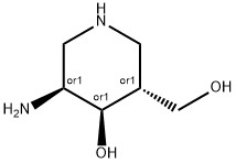 3-Piperidinemethanol, 5-amino-4-hydroxy-, (3R,4R,5S)-rel- (9CI) 结构式