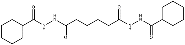 N'1,N'6-bis(cyclohexylcarbonyl)hexanedihydrazide 结构式