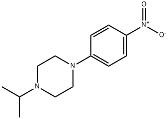 1-异丙基-4-(4-硝基苯基)哌嗪 结构式