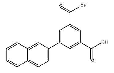 1,3-Benzenedicarboxylic acid, 5-(2-naphthalenyl)- 结构式